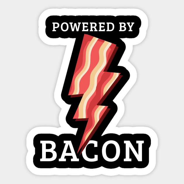 Powered by bacon shirt online